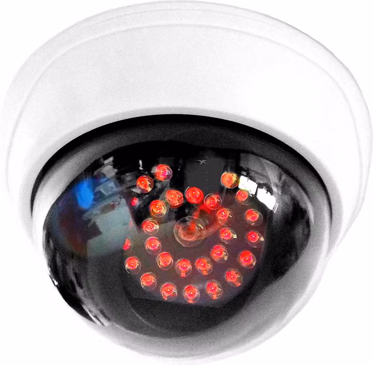 Telecamera fittizia con 25 LED rossi Faretto IR fittizio