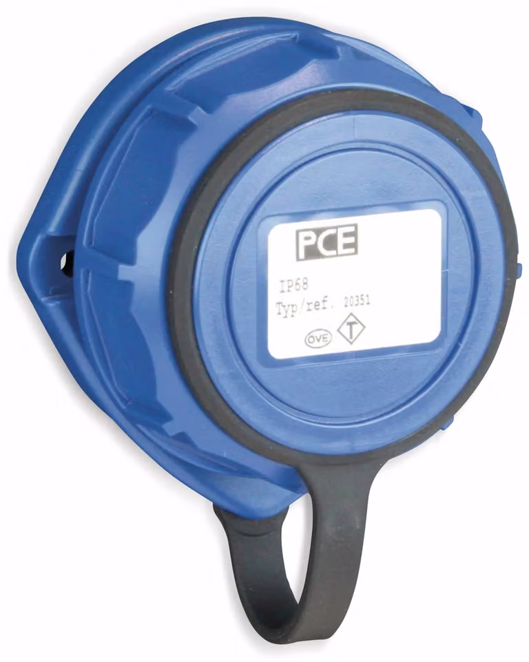 PCE Scatola di giunzione Nautilus, IP68, ovale, 75x75 mm, con cinghia del coperchio
