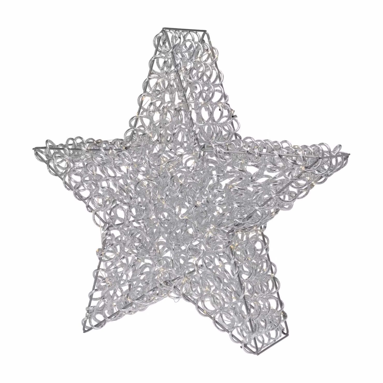 Decorazione luminosa da esterno a forma di stella, 57 cm