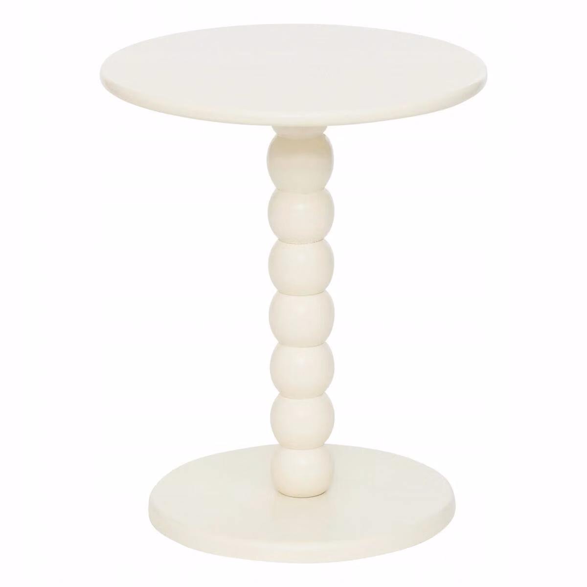 Tavolo da soggiorno Tavolo da caffè Tavolo decorativo Illuminazione Tavolino Bianco Gamba spessa