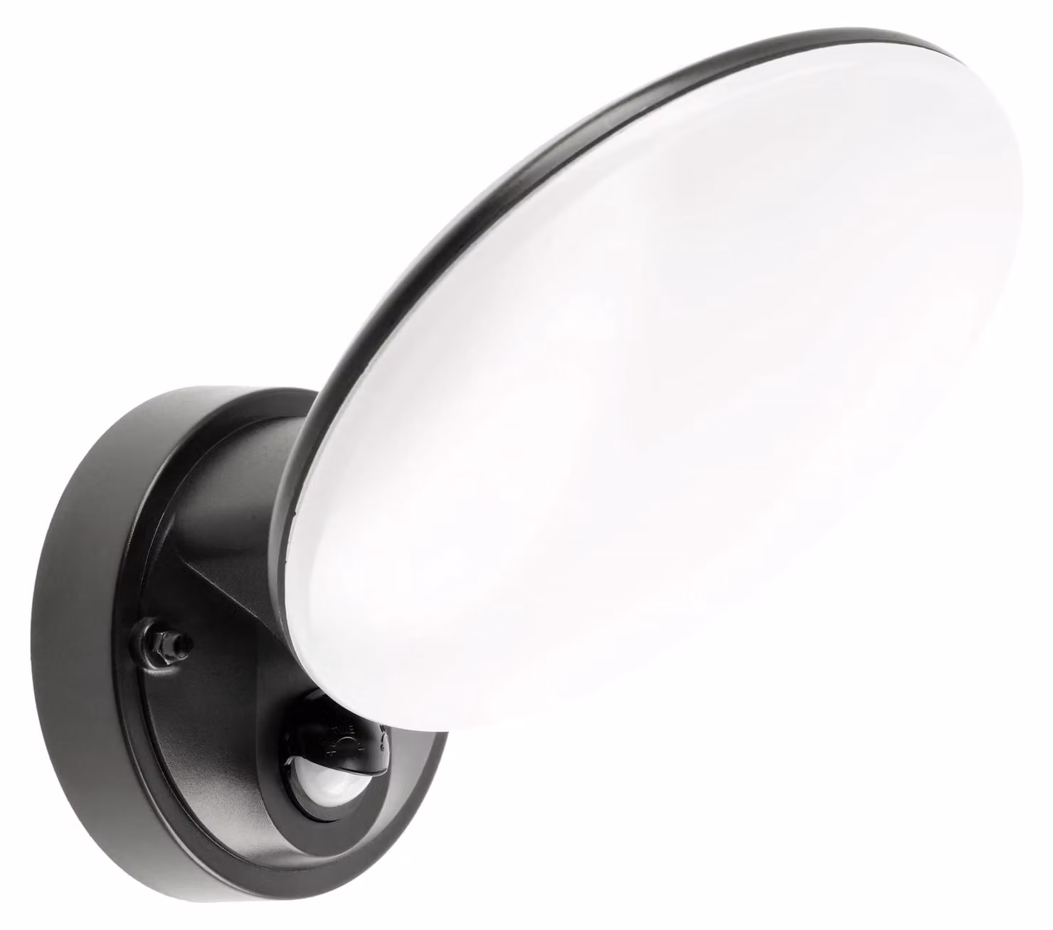 Lampada da parete a LED per esterni, con sensore di movimento, 10 W, 1000 lumen, grado di protezione IP54