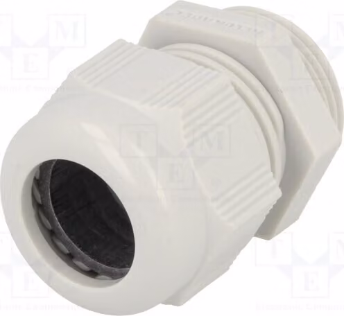 1 x Raccordo per cavo, grigio, HT, M25, RAL7035, filettatura M25, grado di protezione IP68, materiale: [specificare il materiale]