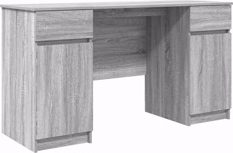 Scrivania Grigio sonoma 140 x 49 x 76 cm Legno multistrato