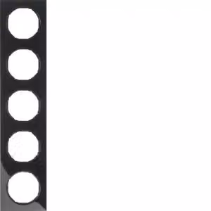 Berker 10152245 Cornice nera lucida Berker R.3