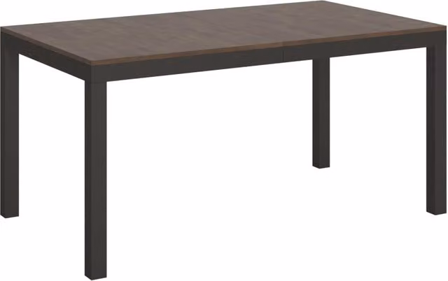 Tavolo da pranzo allungabile Everyday Evolution GIORDANOSHOP colore noce L/P/H: 160-264 x 90 x 80 cm