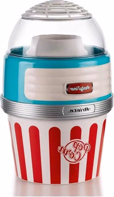 Macchina per Pop Corn XL con aria calda 1100 W - 2 minuti colore blu chiaro