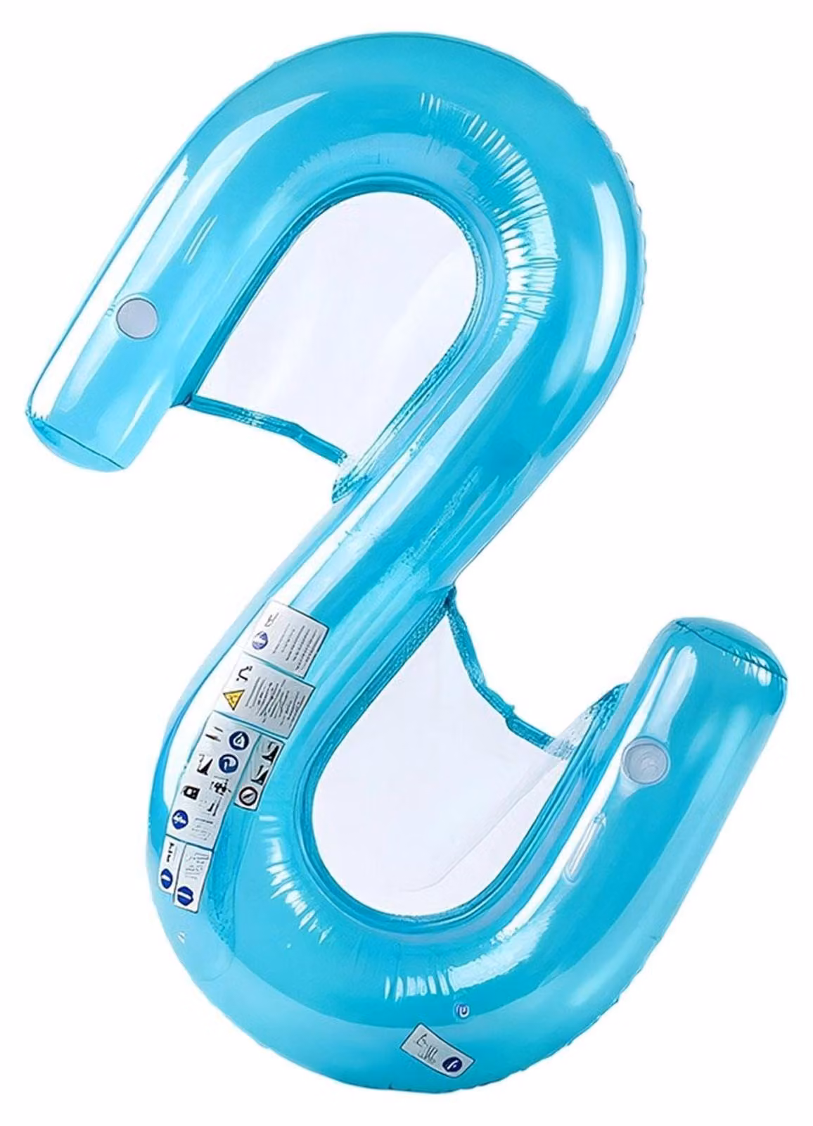 Letto galleggiante gonfiabile per il relax sull'acqua