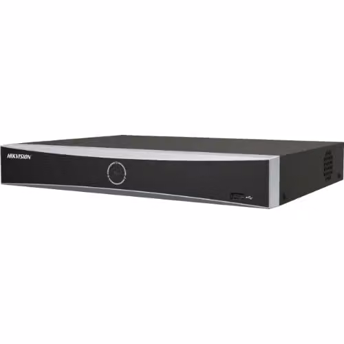 NVR Hikvision DS-7604NXI-K1/4P con 4 ingressi IP PoE, risoluzione fino a 12MP, uscita HDMI 4K, VGA Full HD e 2 porte USB 2.0, colore nero – 2