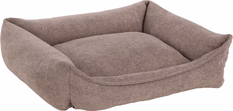 Cesto Flamingo, modello Oana, forma rettangolare, colore taupe, dimensioni 80x67x22 cm