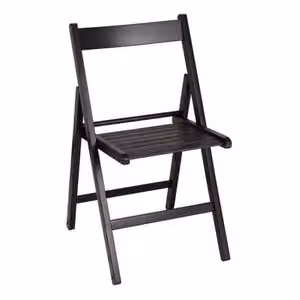 Set di 4 sedie pieghevoli Liberty Idroweb in legno e metallo colore nero per sala da pranzo – 2
