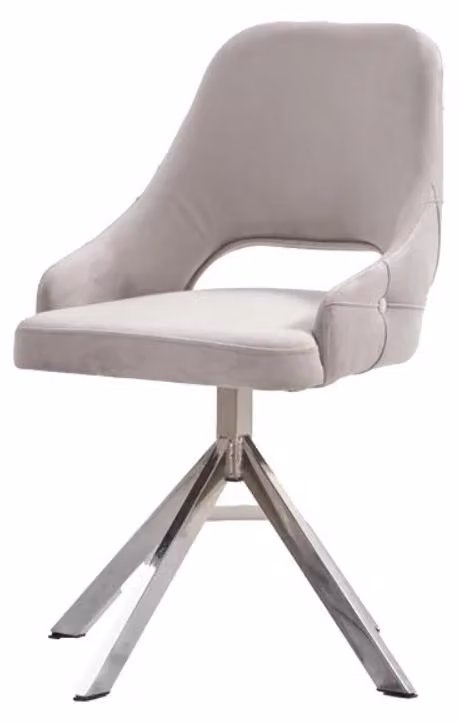 Luxus Stuhl Set 6x Stühle Essgruppe Garnitur Esszimmer Lehnstühle Sessel Metall