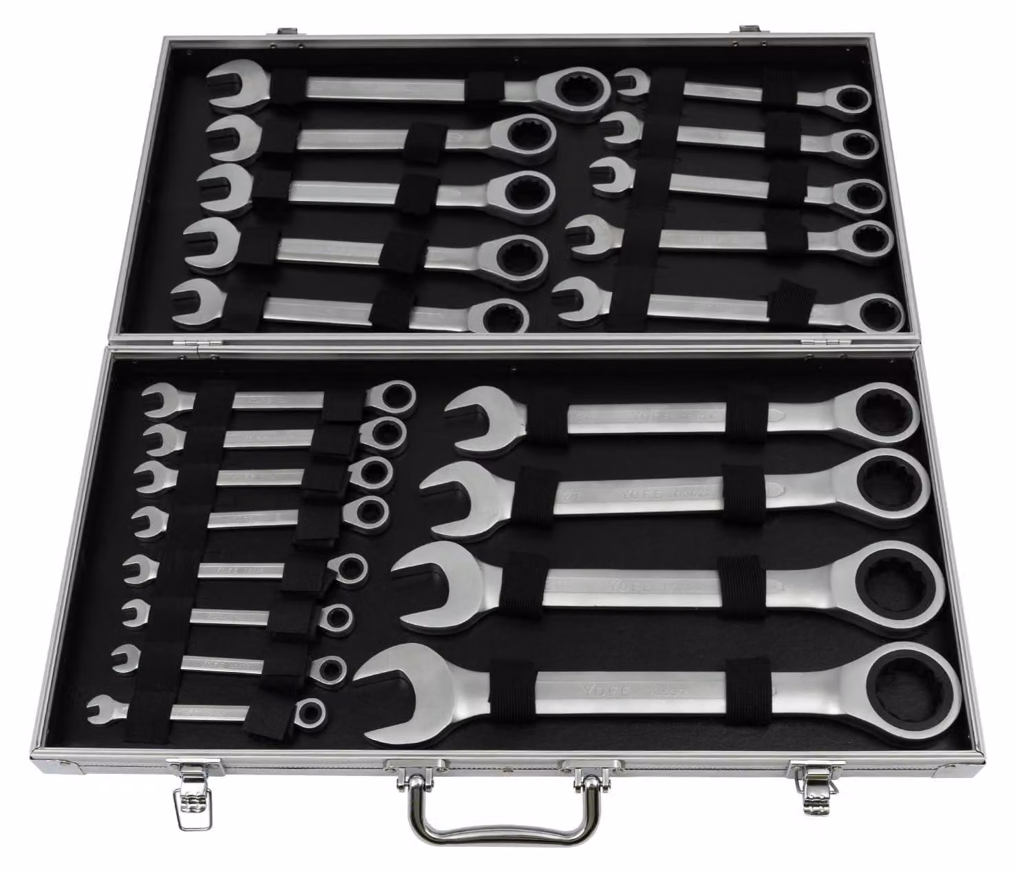 Solidchoice - Set di 22 chiavi a bussola in acciaio cromo-vanadio