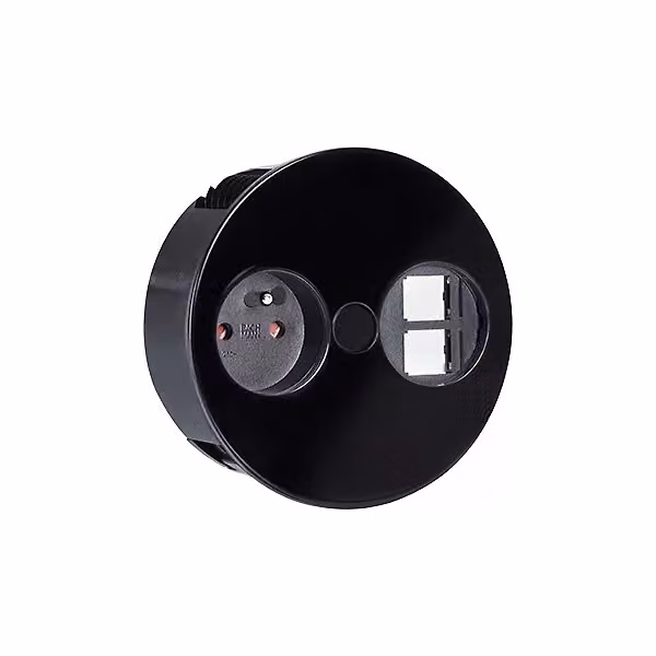 BACHMANN TWIST 1xUTE 2xKeystone nero 30GE seta opaco