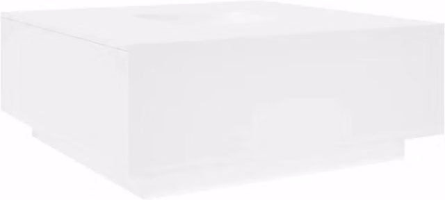 Tavolino da salotto | Tavolino da caff¨¨ | Tavolino da Soggiorno Bianco 100x100x40 cm in Legno Multistrato
