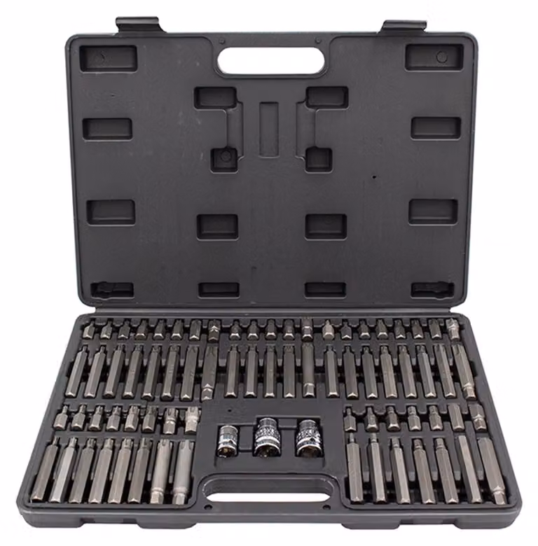 Set da 575 pezzi con inserti per avvitatore e trapano e bussole esagonali, in acciaio Cr-V,10 mm, Kroftools