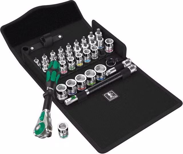 Set di bussole Wera Zyklop Speed 3/8" All-in SB multicolore, 35 pezzi