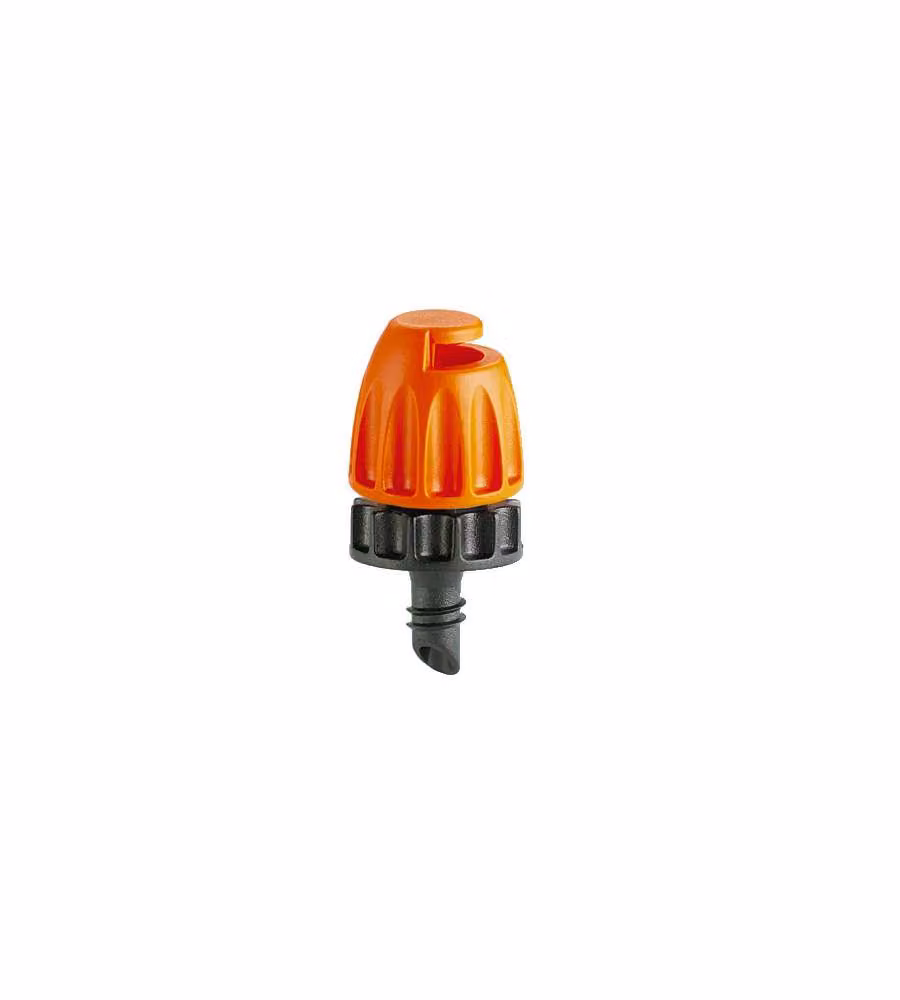 Set di 10 microirrigatori Claber con angolo di 180 gradi, colore arancione, attacco 1/2" – 2