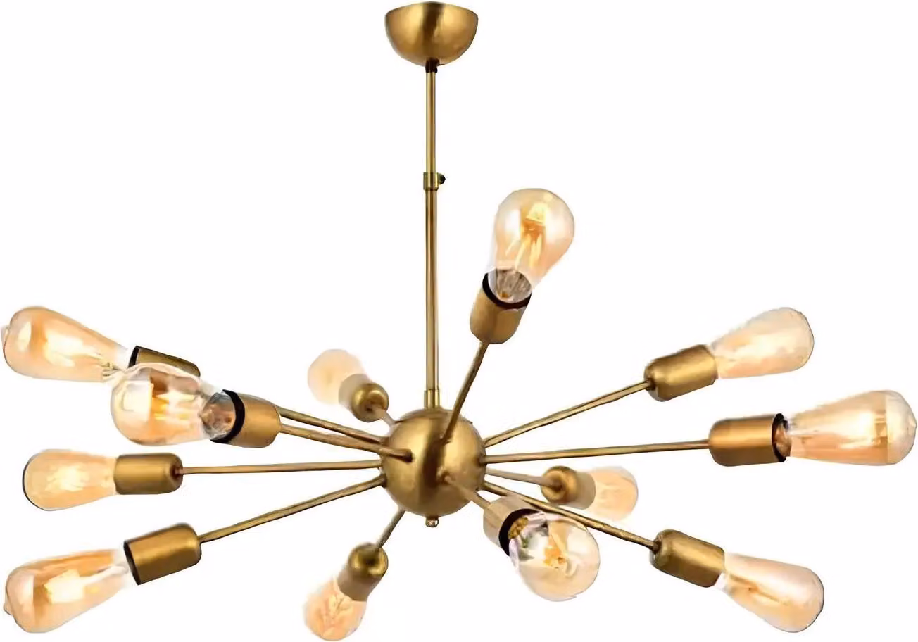 Deckenlampe schicke Wohnzimmer aus glänzendem Materialien Leuchte Lampen