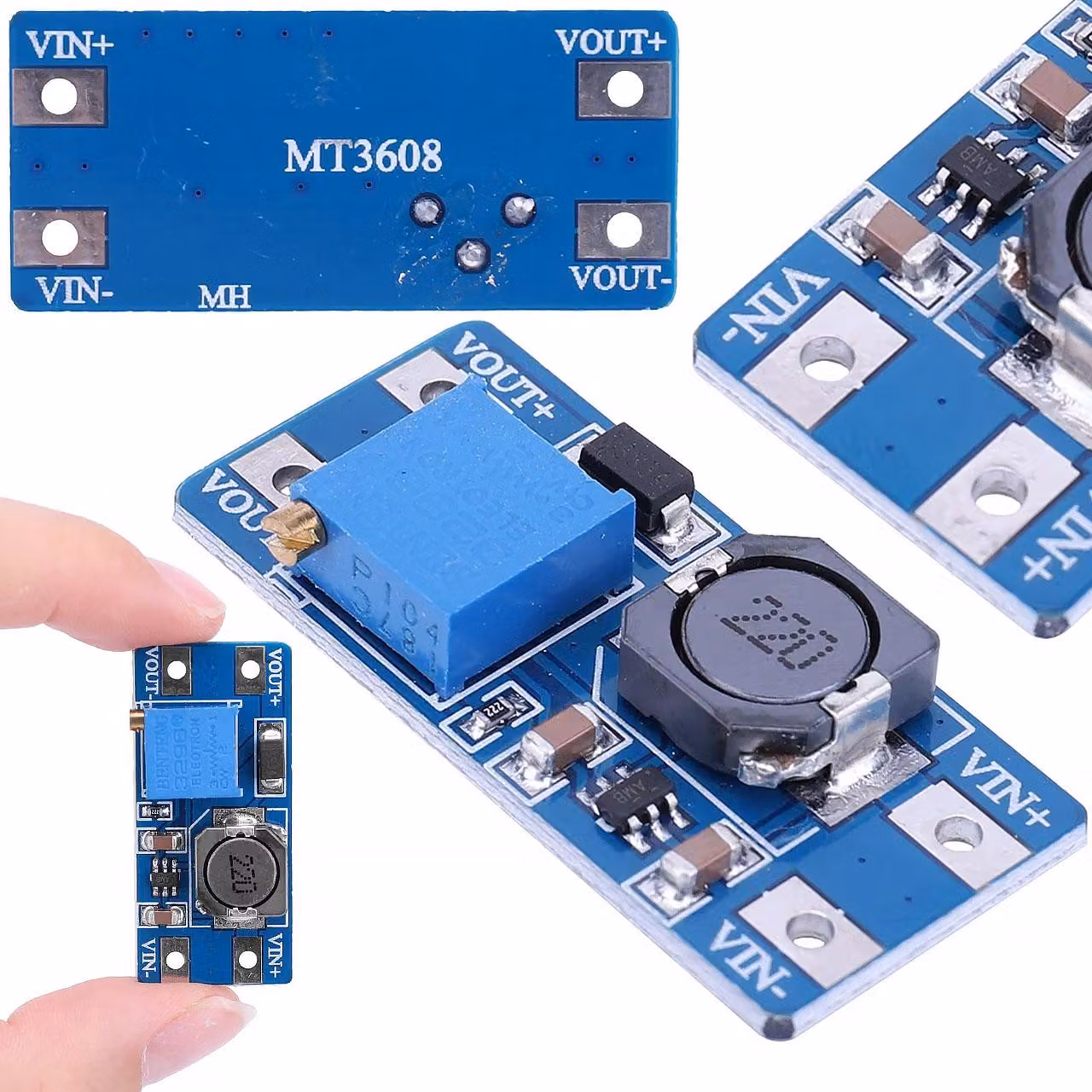 Rosfix Convertitore DC-DC step-up MT3608