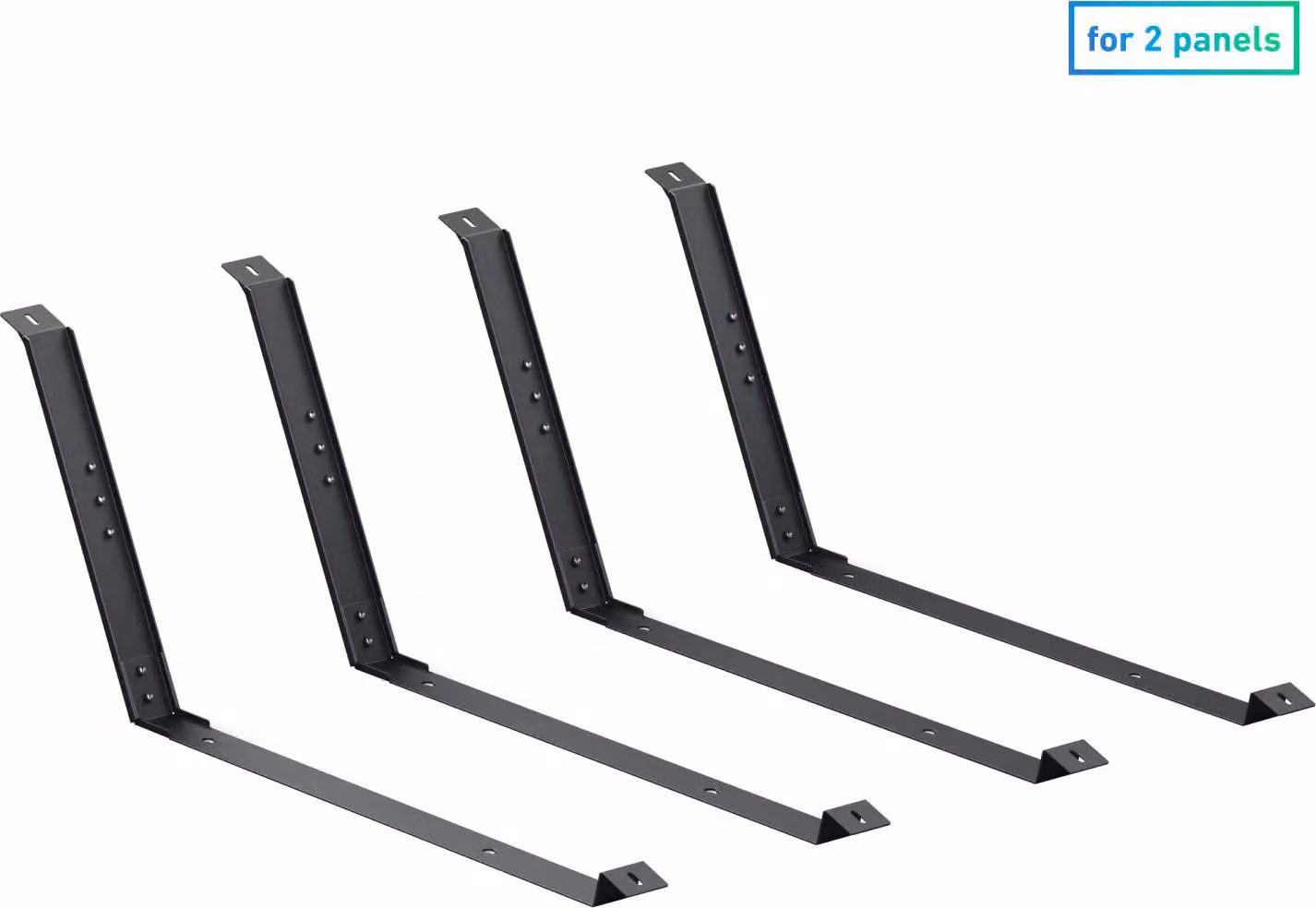 Set da 2 supporti per pannelli solari Anker Solix per tetti piani e giardini