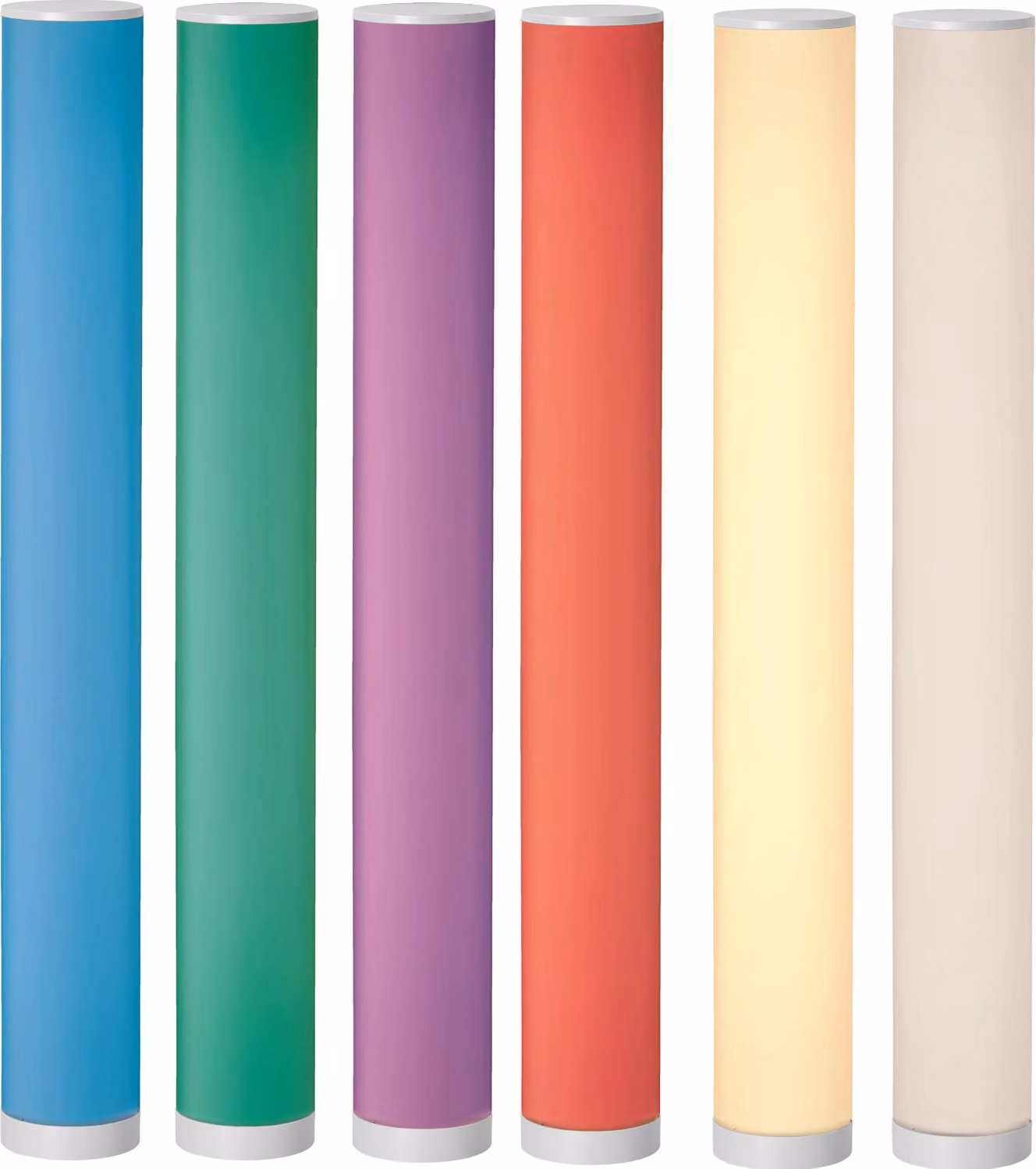 LED fai da te colonna luminosa Lampada da terra liscia Lampada da terra Lampada da terra 103cm cambio colore da assemblare