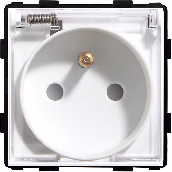 Presa di corrente per il bagno 230V bianco RTX SH