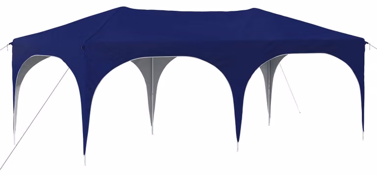 Tenda per feste a pop-up 575 x 288 x 245 cm Blu Tessuto Oxford