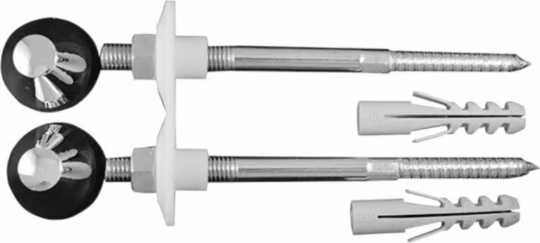 Duravit Fixation pour WC suspendu et bidet mural, chromé, 0065001000, 0065001000