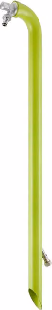 Fontana da Giardino a Cannuccia con Rubinetto Belfer 42/CN Verde Acido in Metallo e Acciaio L/P/H: 80 x 18 x 110 cm
