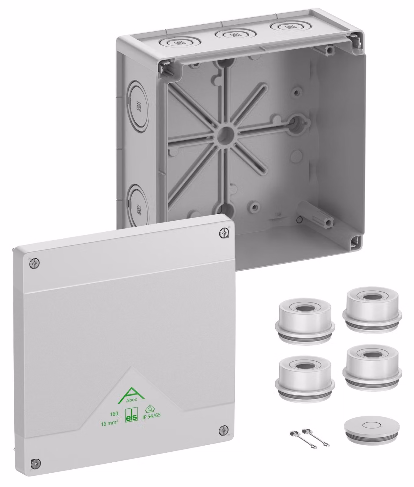 Scatola di derivazione Spelsberg, grado di protezione IP55/IP66, sezione massima dei conduttori 16 mm², resistenza agli urti IK07, 1 pz.