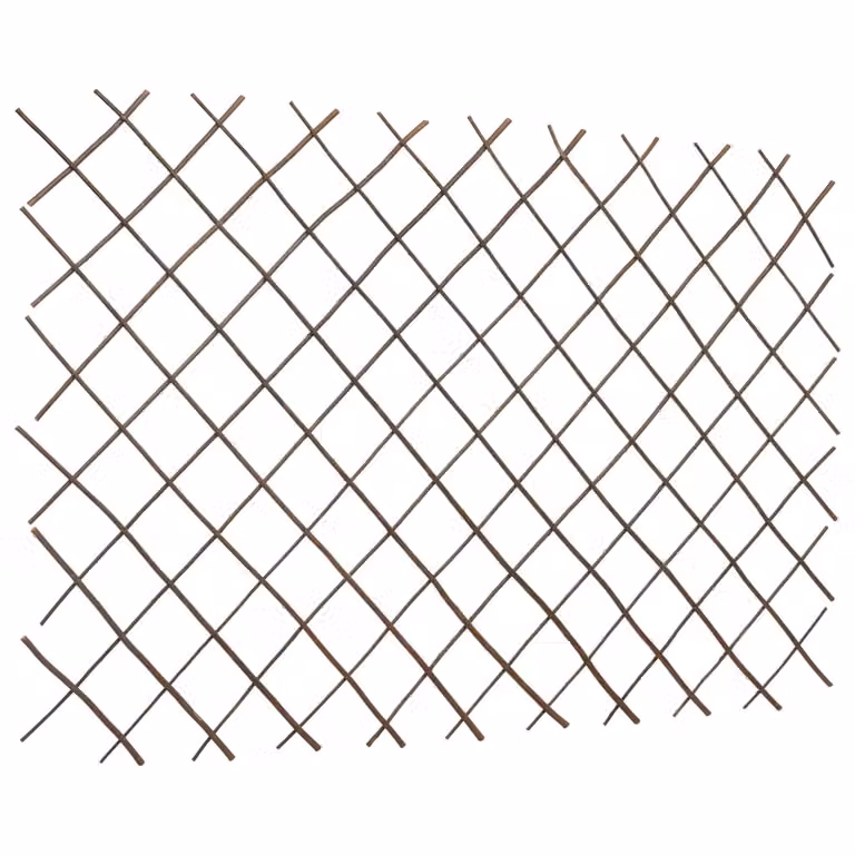 Recinzione a Traliccio in Salice 5 pz 180x120 cm