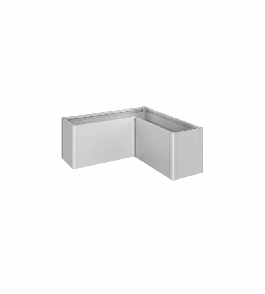 Fioriera Belvedere MIDI Gr. L150 argento metallizzato