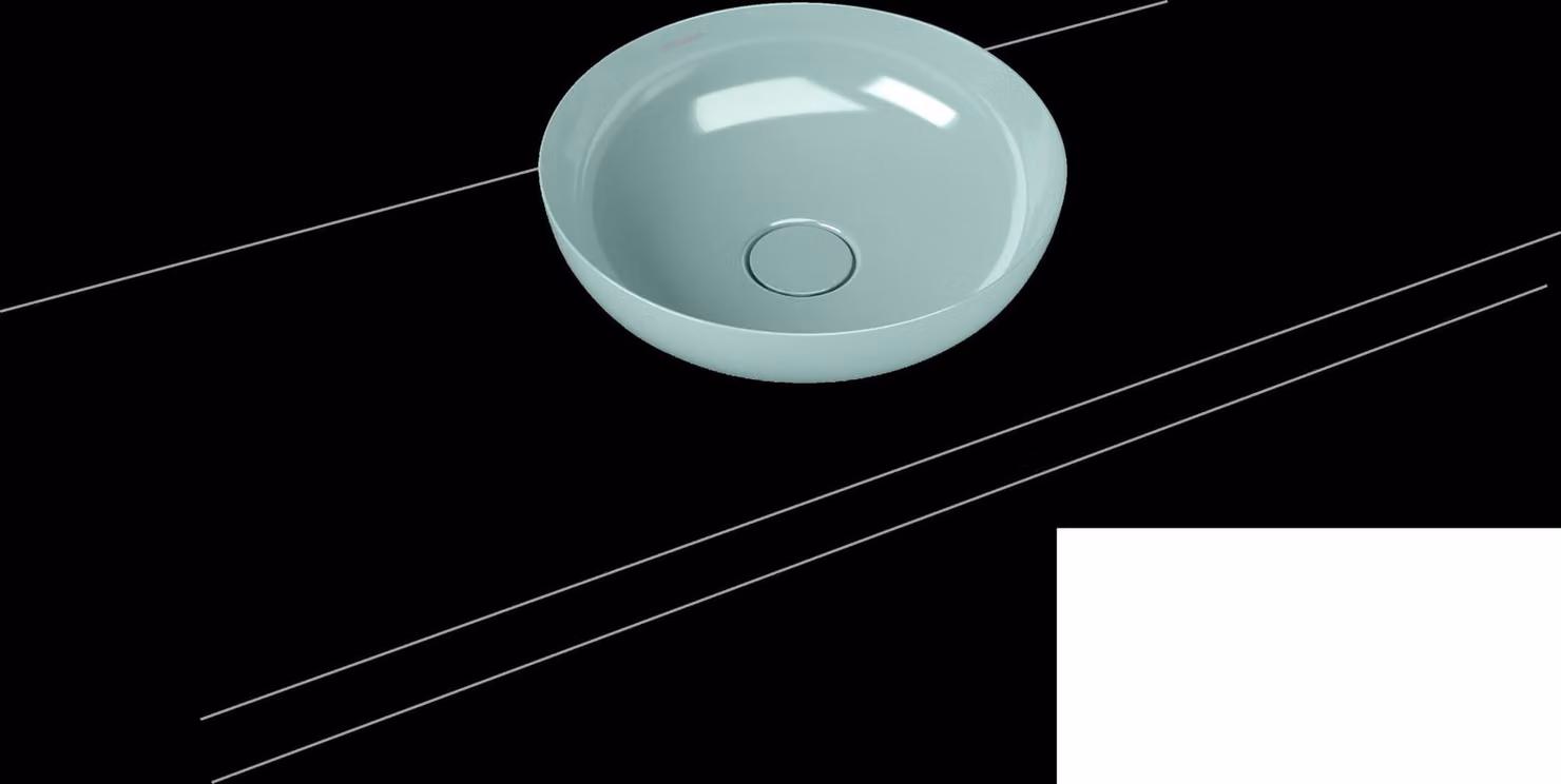 KALDEWEI MIENA Vasque de lavabo 3180, ronde, sans trop-plein, diamètre 450 mm, 909306003679, 909306003679