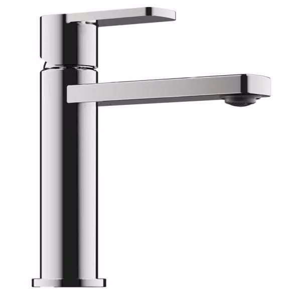 Naber Glam 1 miscelatore monocomando ad alta pressione in metallo argento