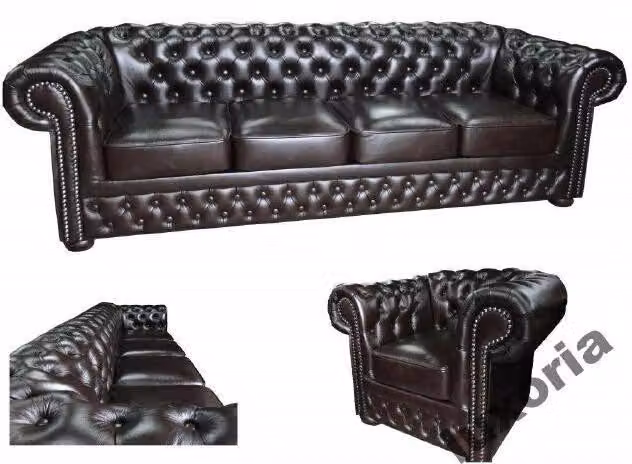 Chesterfield XXL Polster Big Sofa Couch Lord Leder Sofagarnitur