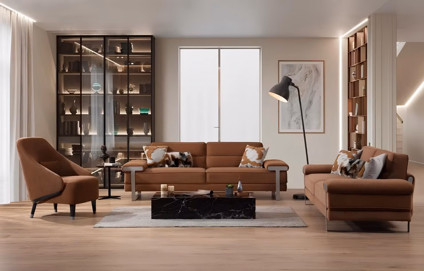 Wohnzimmer Set (Sofagarnitur 3+3+1) – Für stilvolle und komfortable Räume.