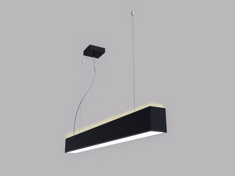 Apparecchio LED a sospensione LINO II P/N-Z CRI90 aura, Variante: LINO II P/N-Z, 900 mm, 18-24 W, 2520-3360 lm, nero, 3CCT