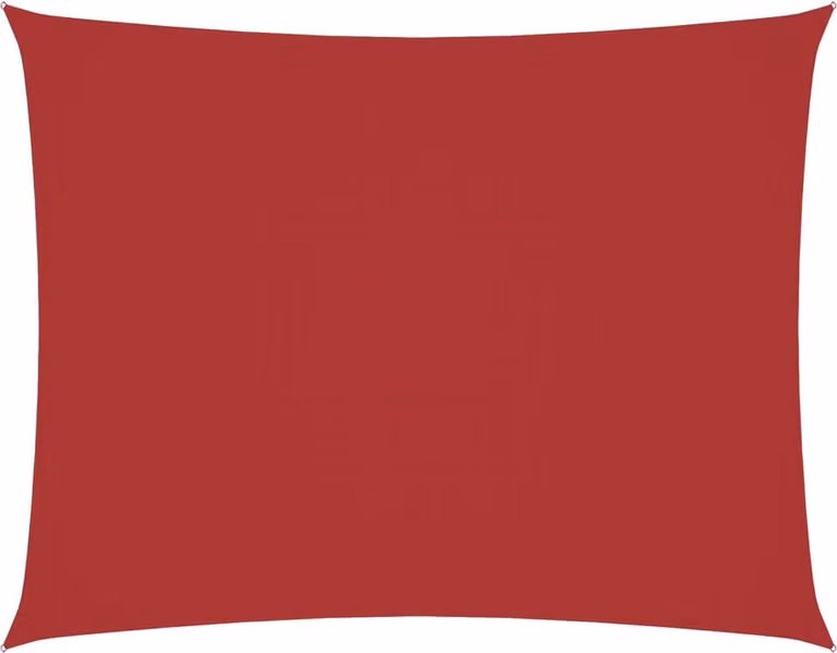 Parasole a Vela Oxford Rettangolare 3x4,5 m Rosso