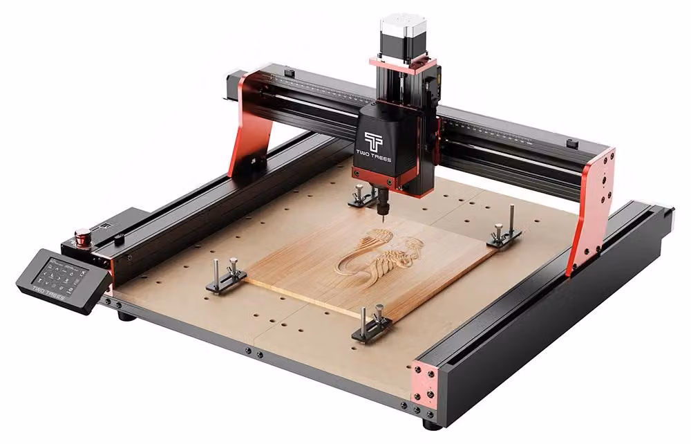 Fresatrice CNC - Modello TTC450 Pro - Controllo a 4 assi - Area di lavoro 46x46x8 cm - USB e Wi-Fi 2,4 GHz - Schermo touchscreen da 8,9 cm