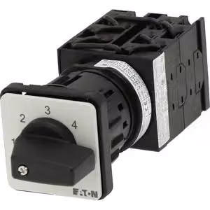 Interruttore a gradini Eaton, T0, 20 A, montaggio incasso, 3 moduli, contatti: 5, 45°, con scatto, senza posizione zero, 1-5, n. 15005 012407