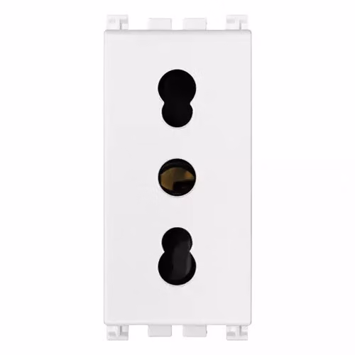 Vimar Arkè 19203.B Presa bipasso 2P+T 16A P17/11 colore Bianco