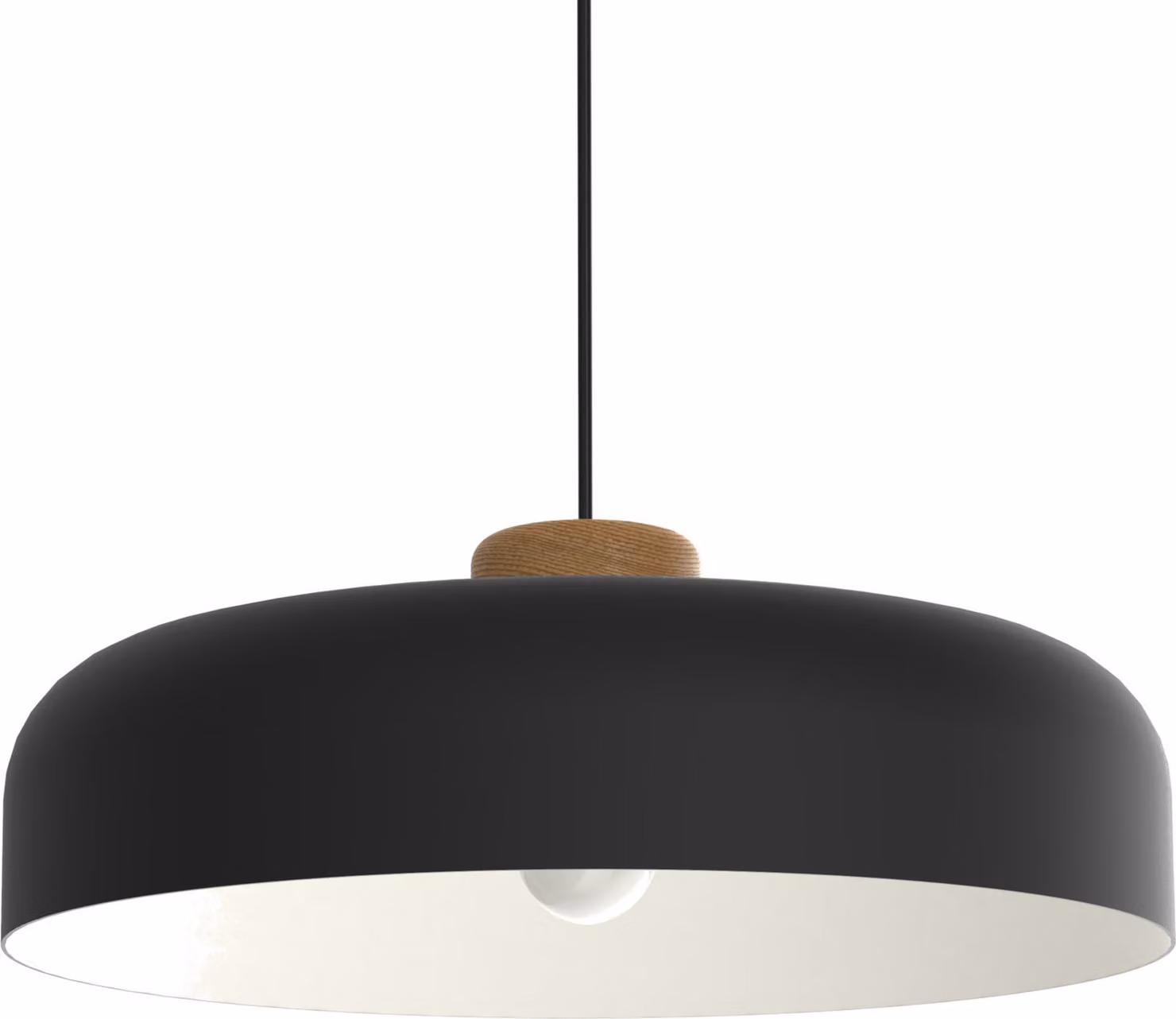 Lampada A Sospensione Bois Bicolore