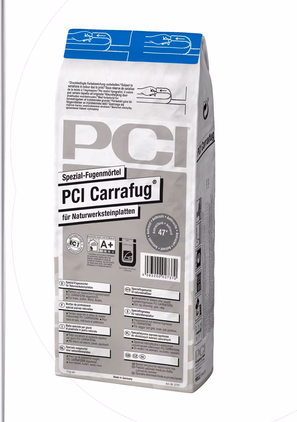 PCI Carrafug Fugenmörtel Nr.25 Carraraweiß 5kg