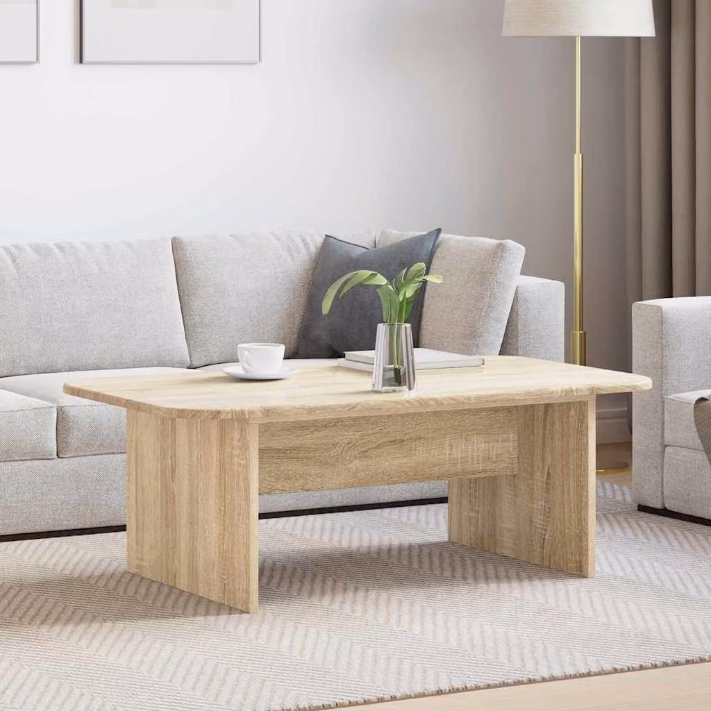 Maison Exclusive - Tavolino Sonoma in rovere 93 x 53 x 33 cm Materiale ligneo