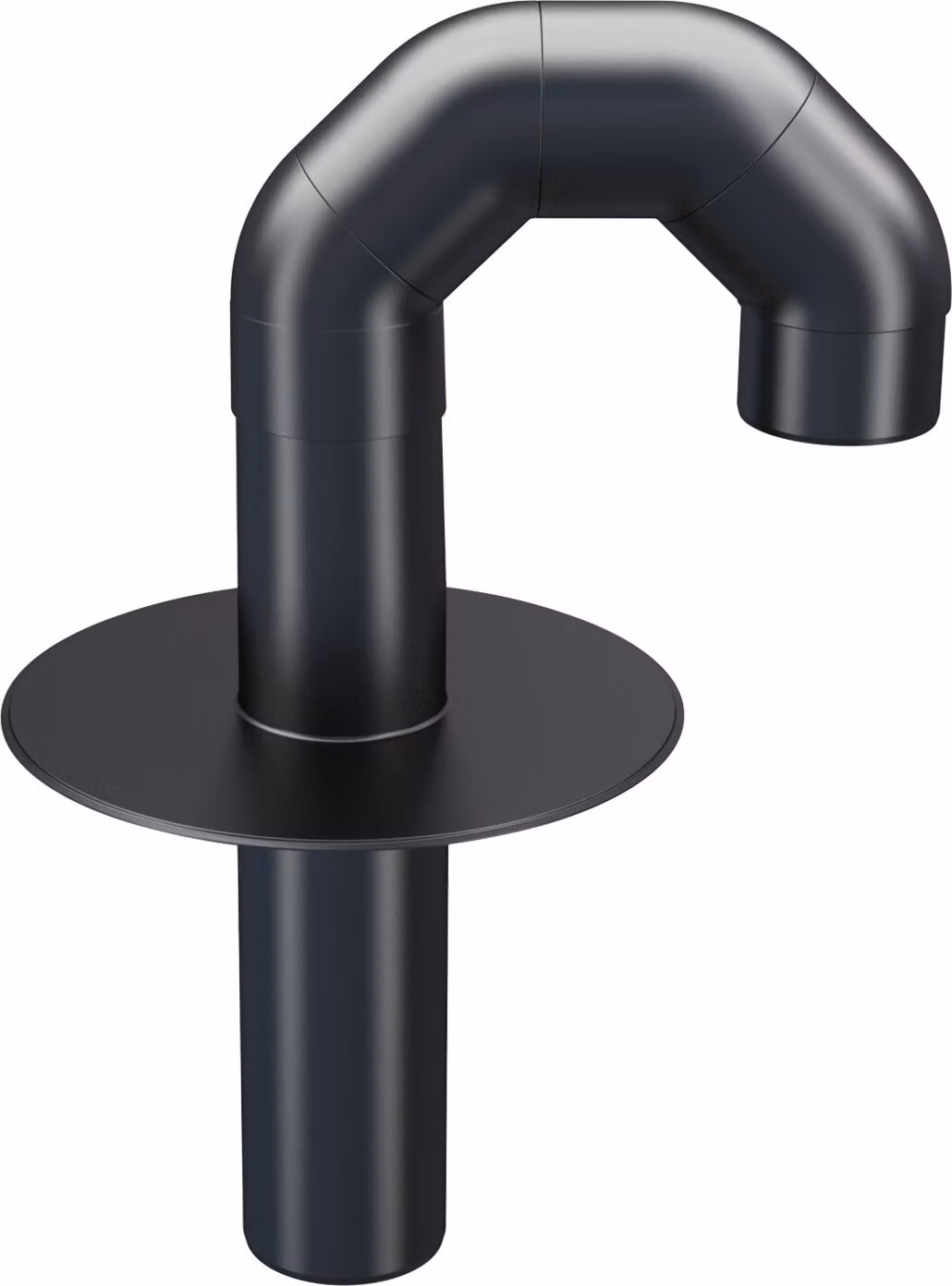 Klöber Flavent Set di penetrazione per tetti piani DN 100 Raccordo in PVC