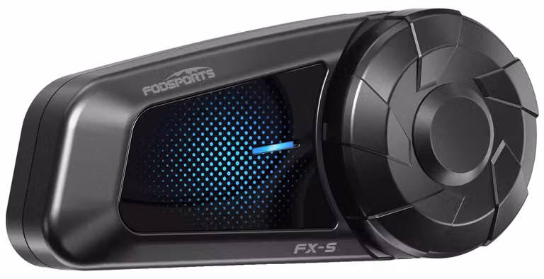 Interfono per motocicletta, Bluetooth 5.4, portata di 1000 metri, colore nero