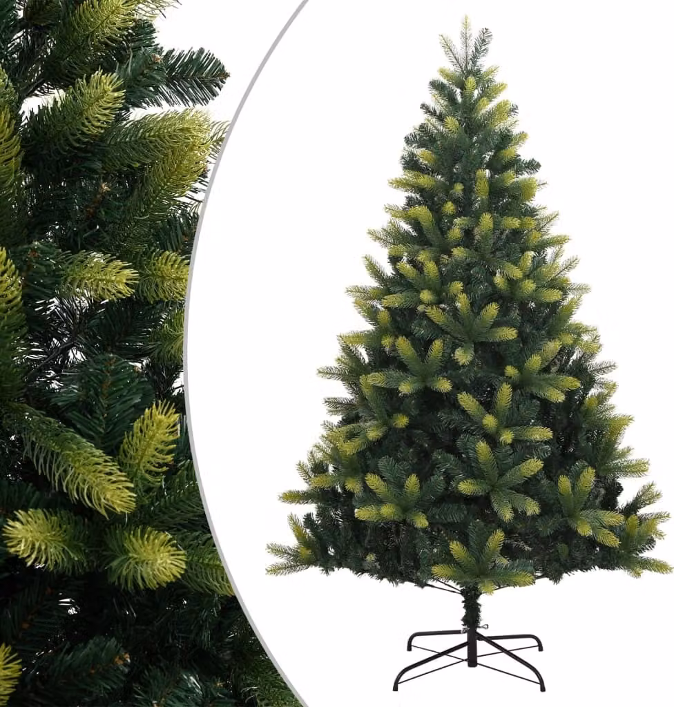 Maison Exclusive - Albero di Natale artificiale pieghevole con supporto, altezza 210 cm