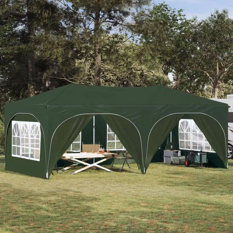 Maison Exclusive - Tenda pop-up per feste, dimensioni 575 x 288 x 245 cm, colore verde, realizzata in tessuto Oxford