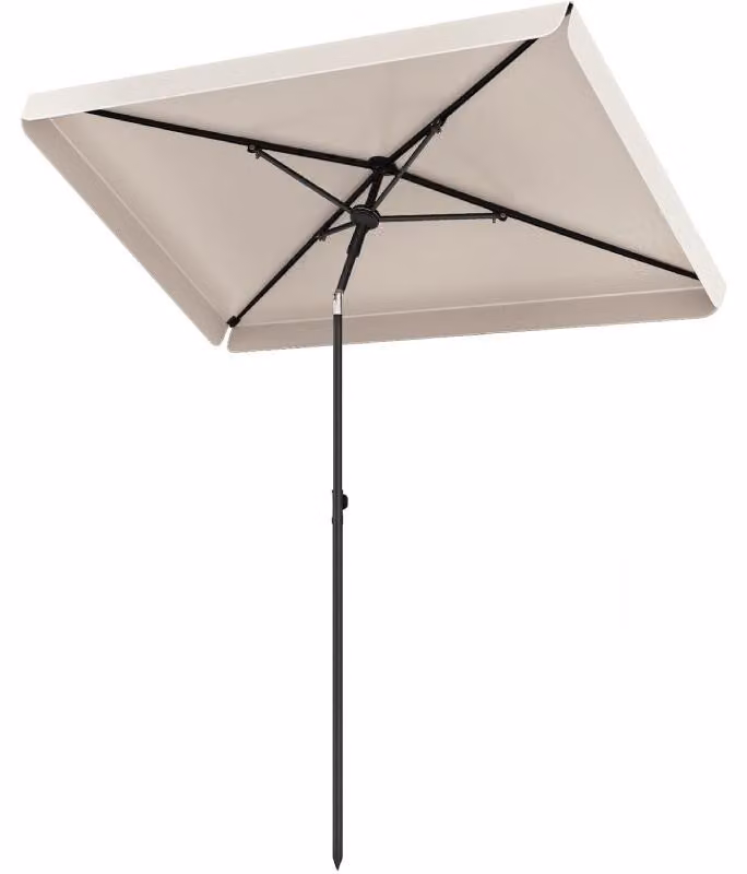 Ombrellone da giardino AM13194HM, 198 x 131 cm, color beige