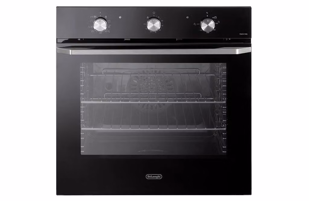 Forno da incasso elettrico De'Longhi NSM7NLPPP multifunzione con tecnologia Easy Steam e Master Pizza, Classe A, 74 L, colore Nero, L: 59.5 cm, P: 59.5 cm, H: 56.5 cm – 2